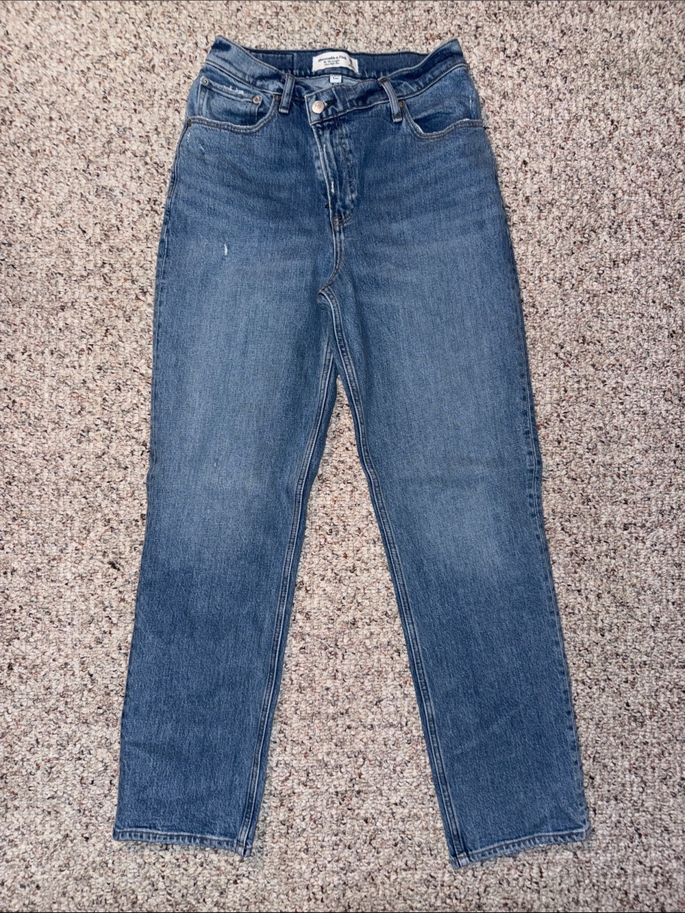 Cross over button Abercrombie Curve love Jeans